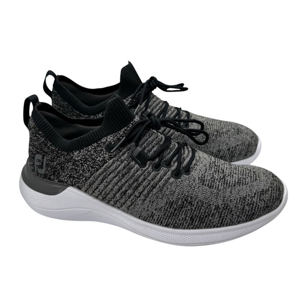FootJoy Flex XP Waterproof Golf Shoes 95336 Black / Charcoal Women’s Size 9 M - Picture 1 of 13